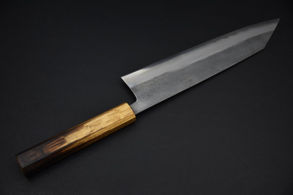 Motokyuuichi Ginsan Nashiji Kiritsuke Gyuto 240mm Chêne Brulé