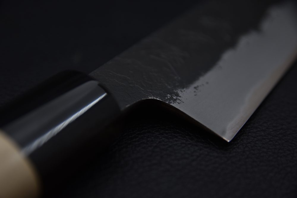 Mutsumi Hinoura Kurouchi Shirogami #2 Sujihiki 270mm Ho