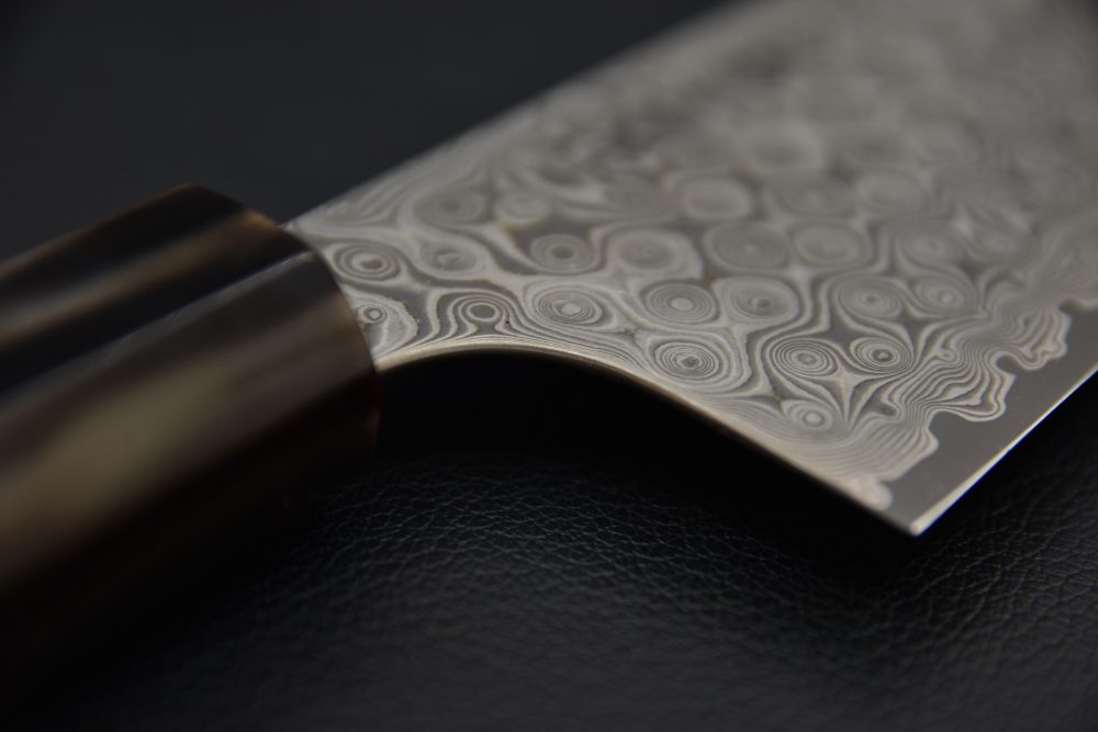 Nigara Hamono SG2 Anmon Damascus Gyuto 270mm Ébène