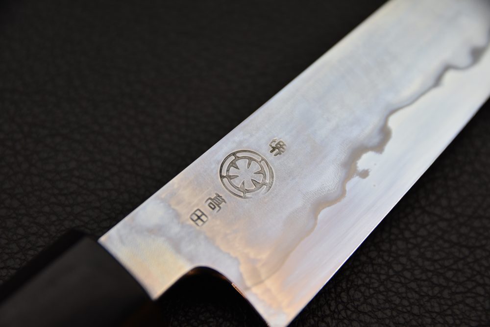 Takada no Hamono Aogami #1 Suiboku Petty 135mm Rosewood