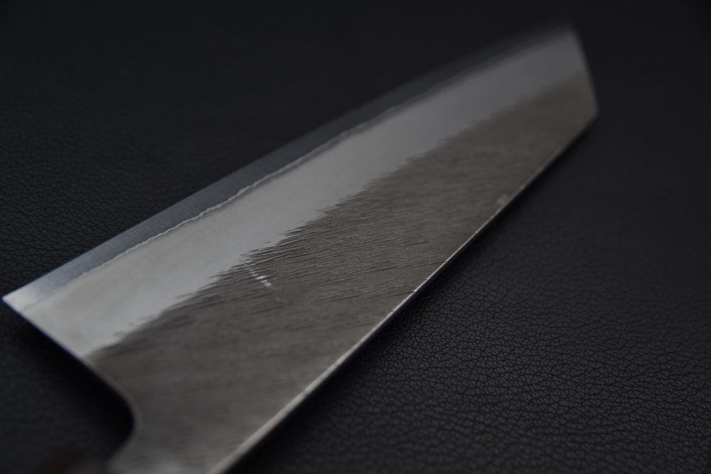Yoshikane Hamono Shirogami #2 Stainless Clad Tsuchime Bunka 165mm