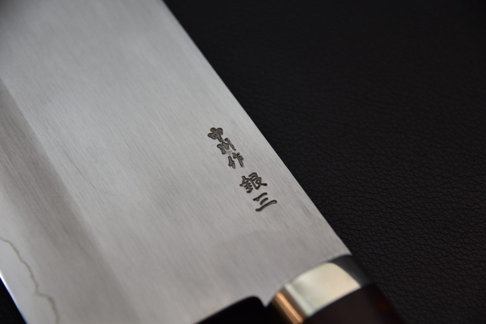 Hatsukokoro Nakagawa Ginsan Migaki Chinese Cleaver 170mm Ironwood
