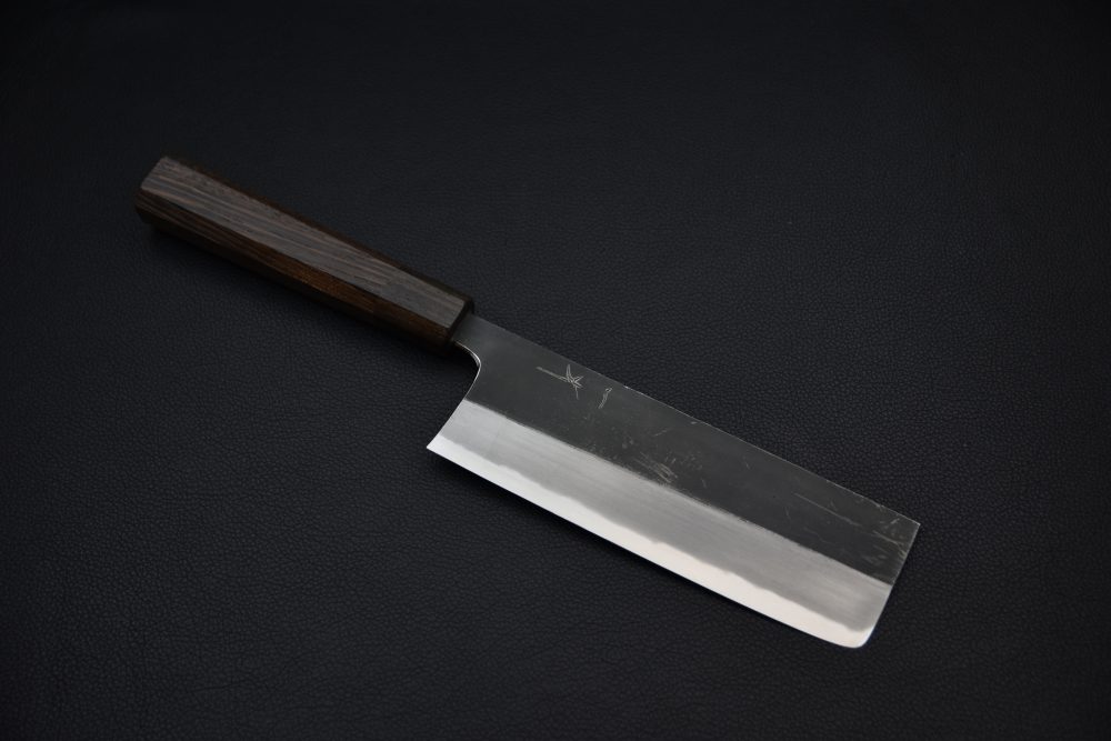 Hitohira Togashi Shirogami #2 Kurouchi Nakiri Tagayasan