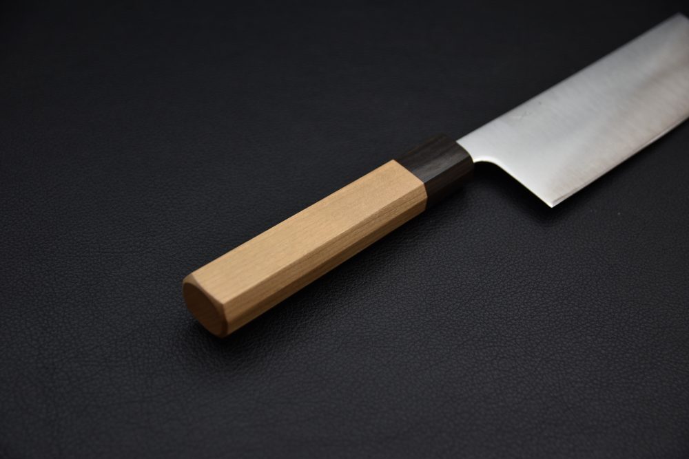 Hitohira Futana SB Migaki Nakiri 165mm Cherry wood