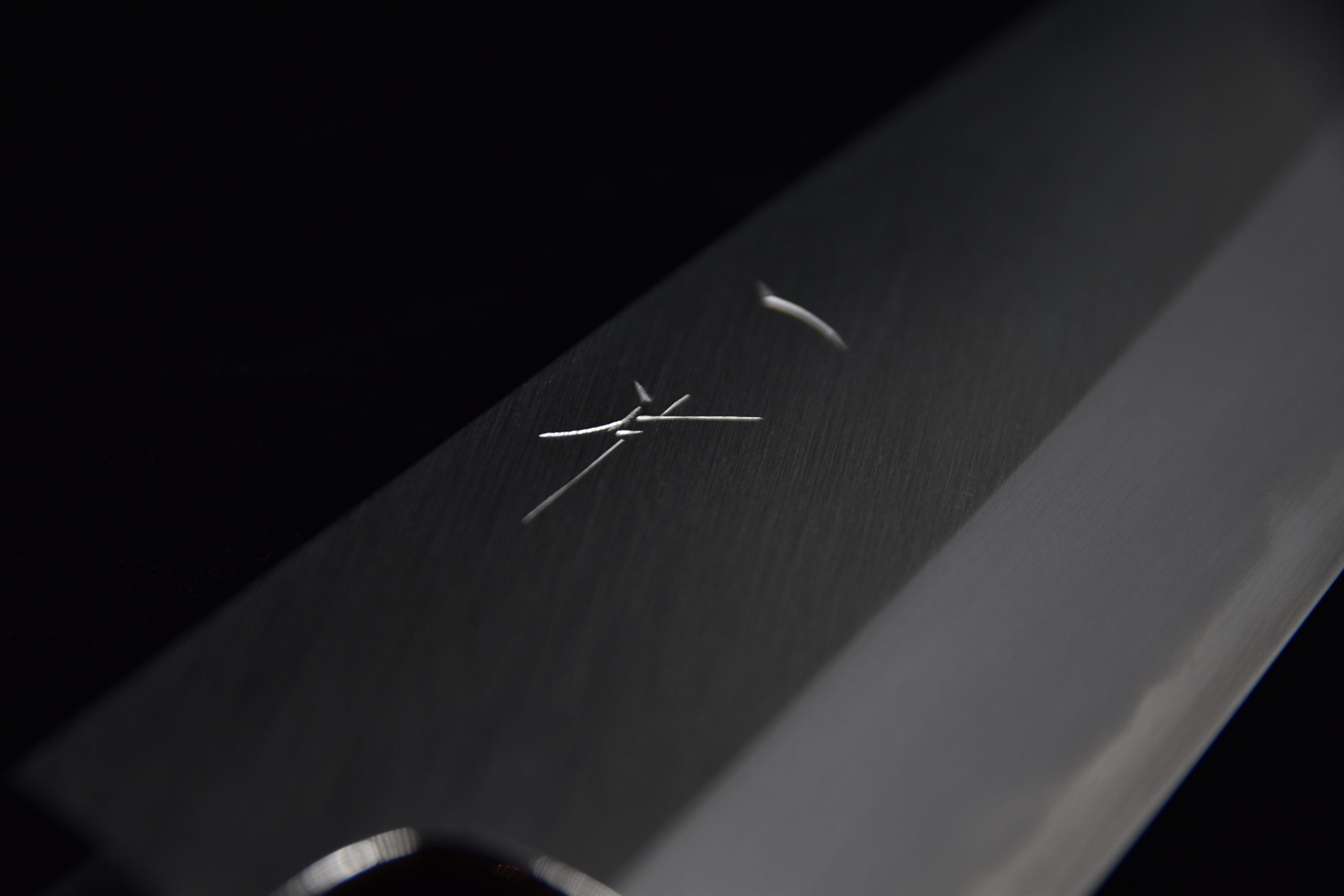 Hitohira Togashi Shirogami #1 Stainless Clad Gyuto 240mm Bois de Ho