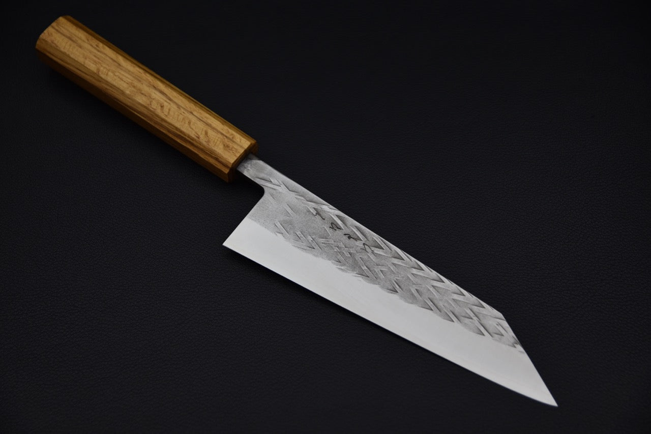 Hitohira TD SLD Tsuchime Bunka 170mm Chêne Laqué
