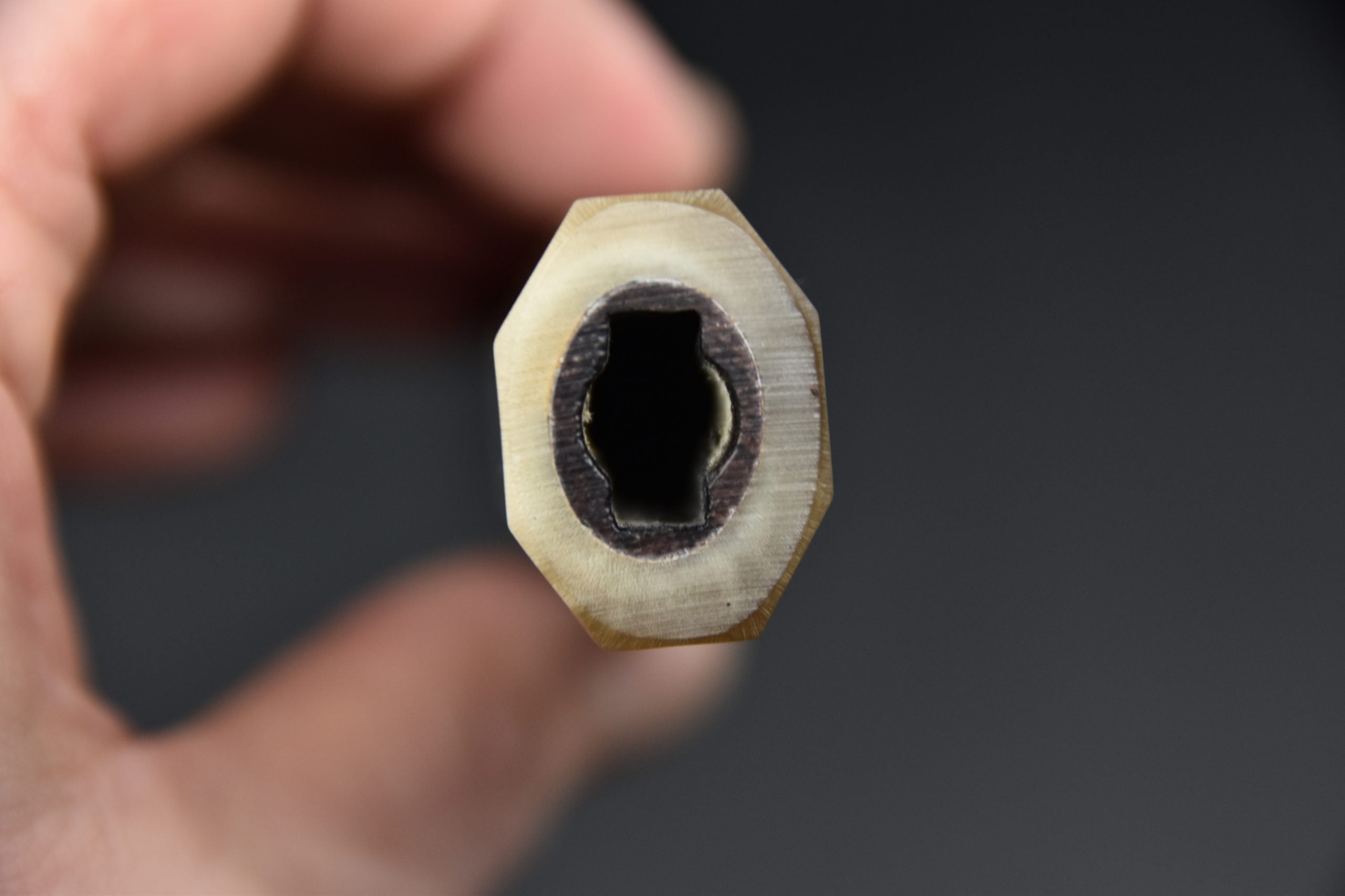 Taihei Manche en Bois de Rose et Corne Blonde 140mm