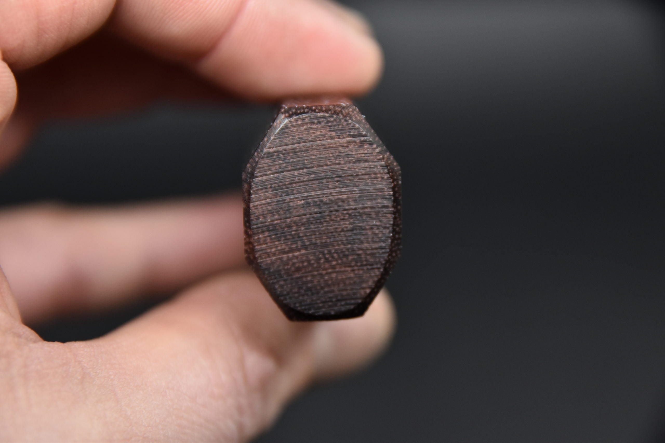 Taihei Manche en Bois de Rose et Corne Noir 140mm