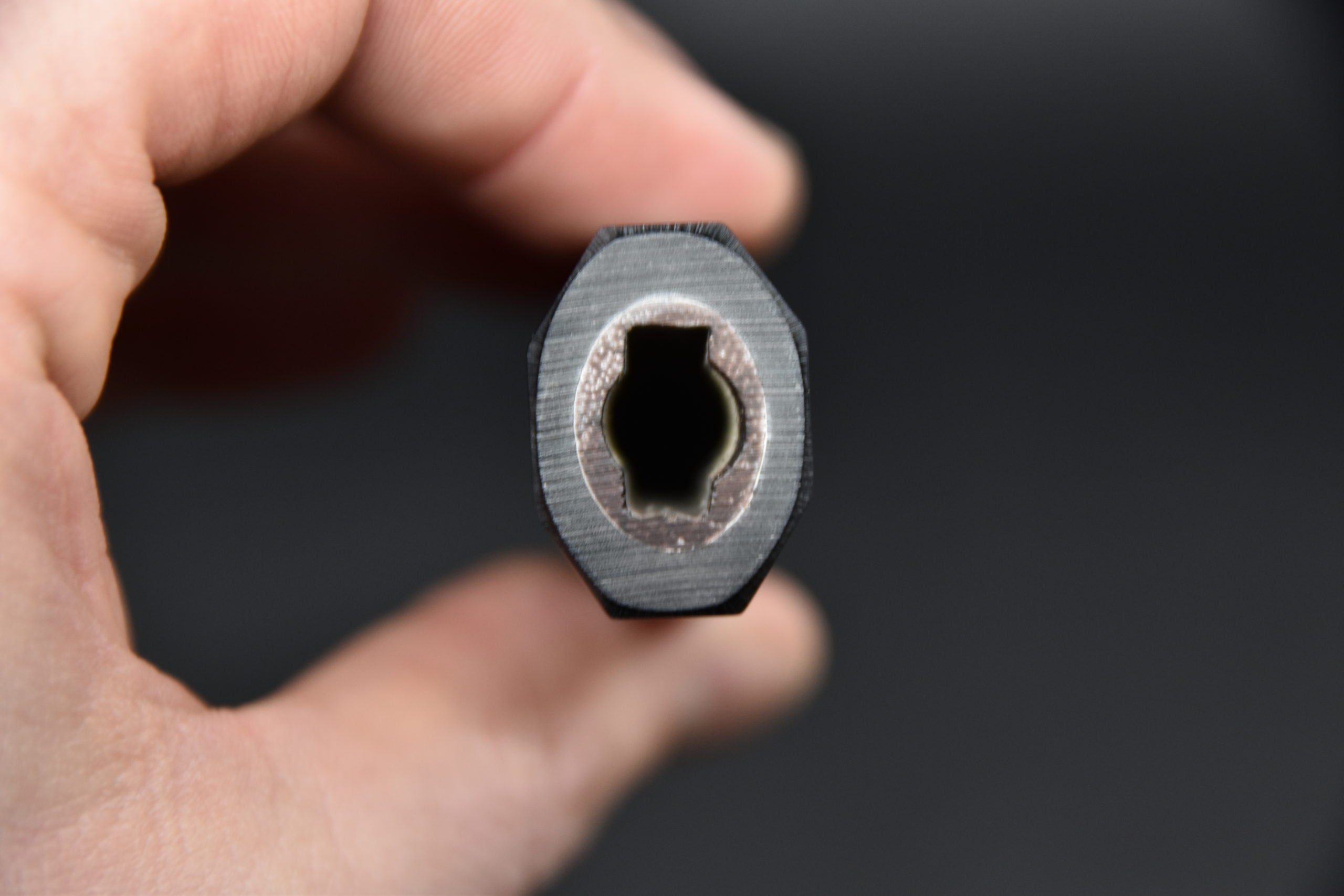 Taihei Manche en Bois de Rose et Corne Noir 140mm