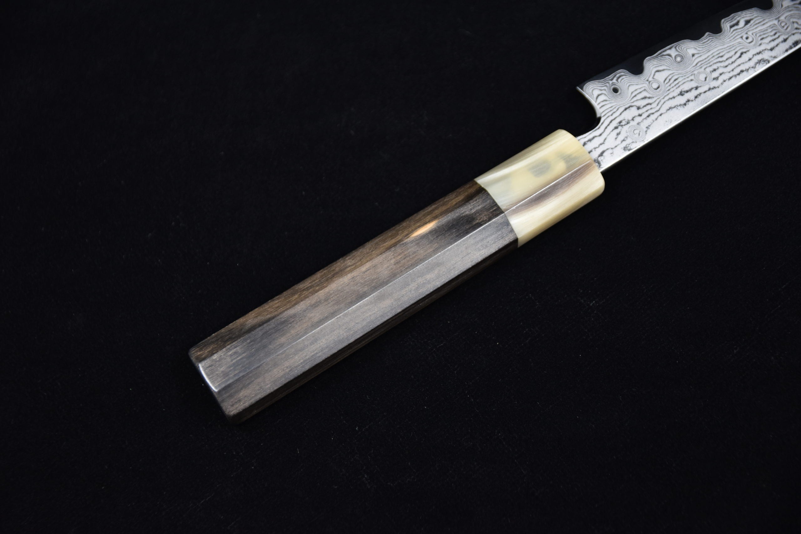 Hitohira Kikuchiyo Yohei Tamame Petty 135mm Bois d'ébène
