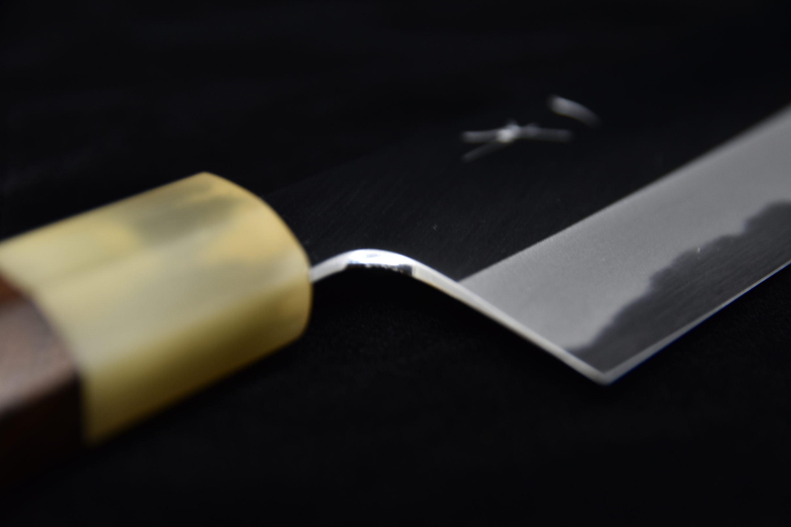 Hitohira Tanaka Kyuzo Aogami #1 Migaki Bunka Ébène de Macassar Taihei