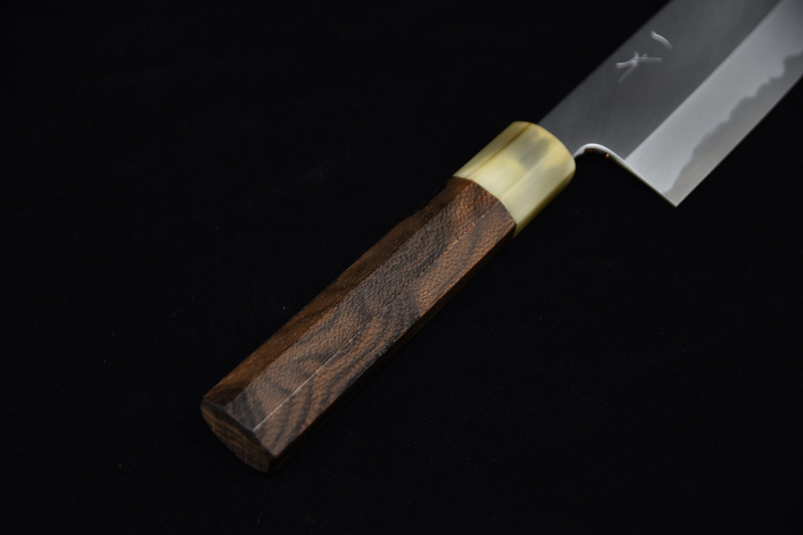 Hitohira Tanaka Kyuzo Aogami #1 Migaki Bunka Ébène de Macassar Taihei