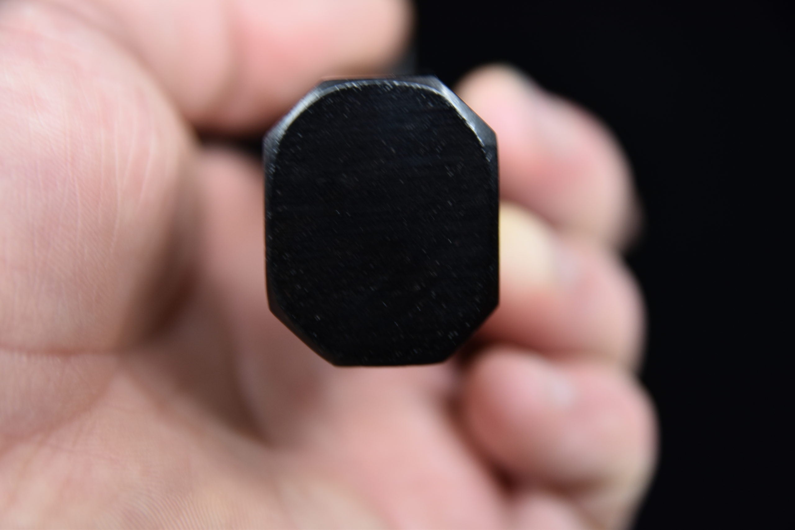 Hitohira Kikuchiyo Yohei Ginsan Kasumi Santoku 180mm Ebony wood