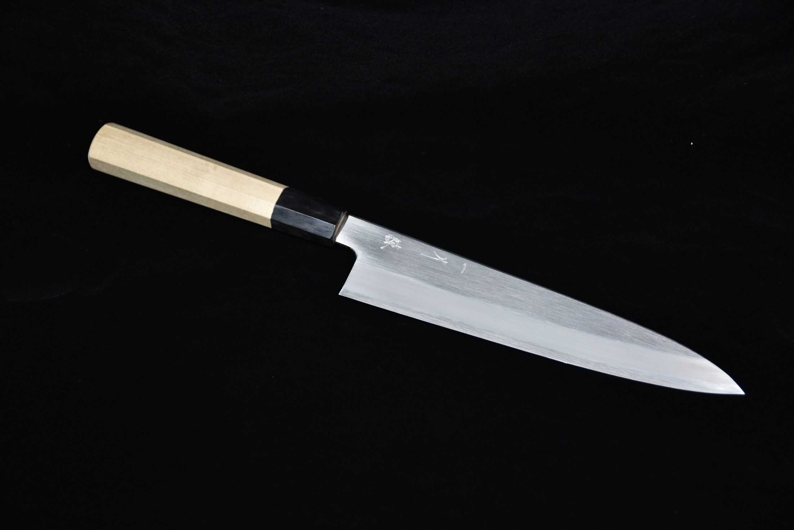 Hitohira Kikuchiyo Ren Shirogami #2 Gyuto 210mm Ho Wood
