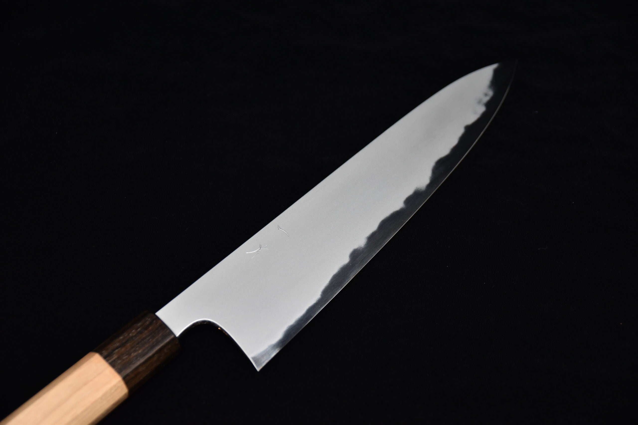 Hitohira Tanaka Yohei Aogami #1 Kasumi Gyuto 240mm Bois de Cerisier
