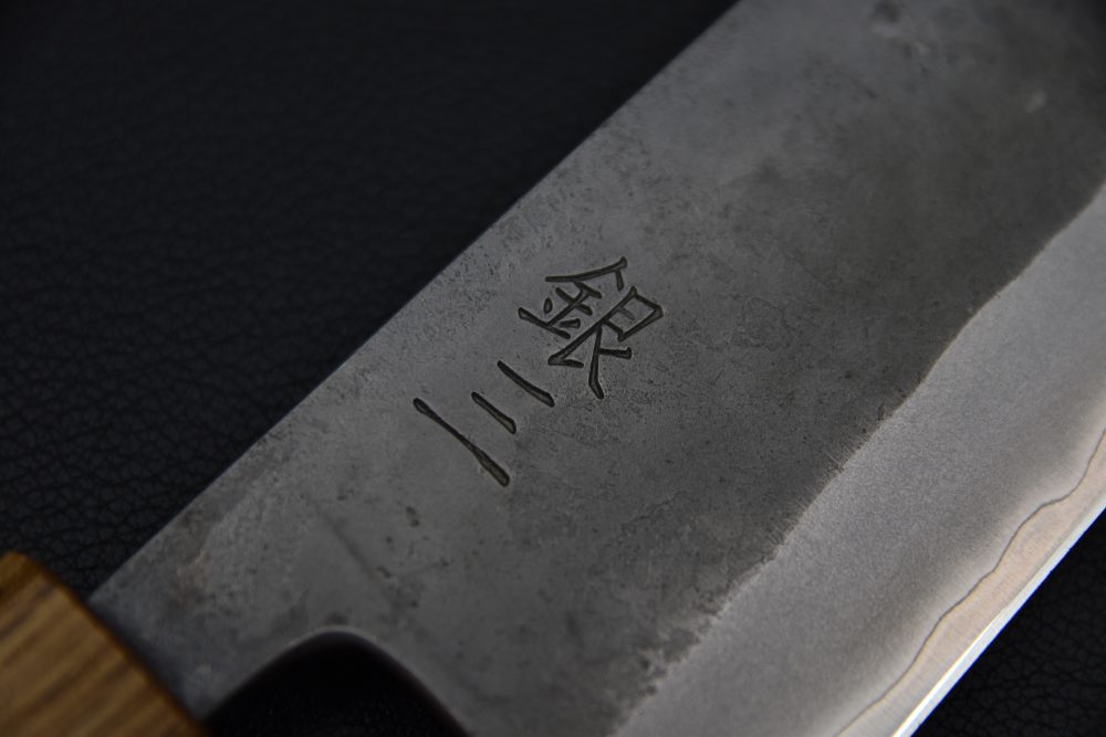 Motokyuuichi Ginsan Nashiji Bunka 180mm Chêne Brulé