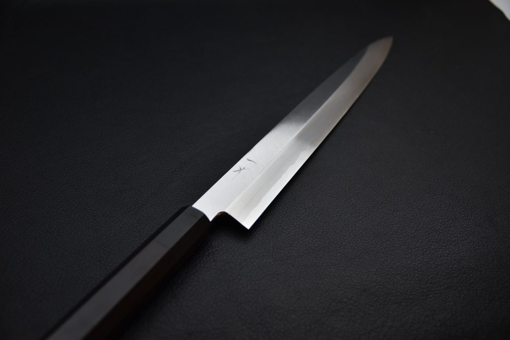 Hitohira Kikuchiyo Manzo Aogami #2 Yanagiba 300mm Ebony