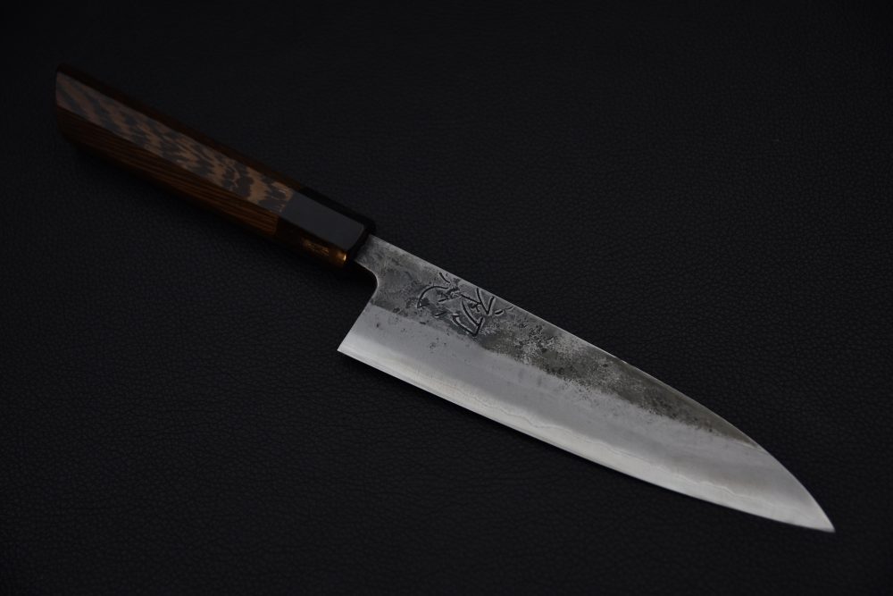 Hatsukokoro Aogami Super Kurosagi Petty 150mm Tagayasan