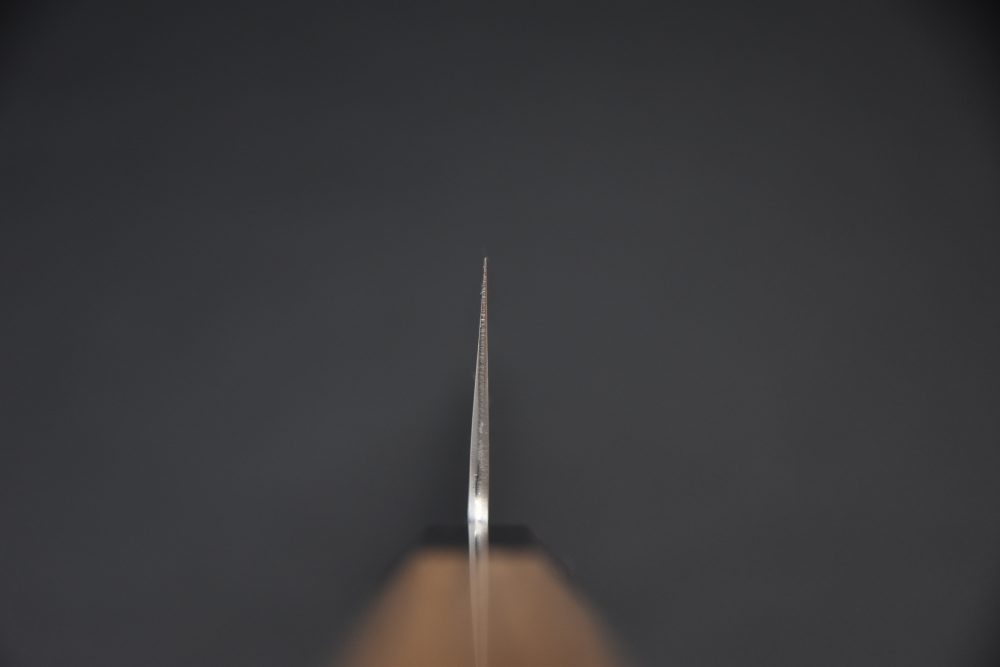 Hatsukokoro Aogami Super Damascus Kurouchi Kiritsuke Gyuto 210mm Walnut