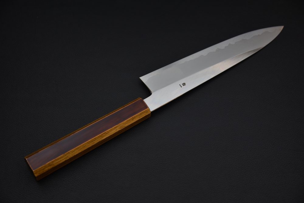 Hado Junpaku Shirogami #1 Stainless Clad Gyuto 210mm Chêne Laqué
