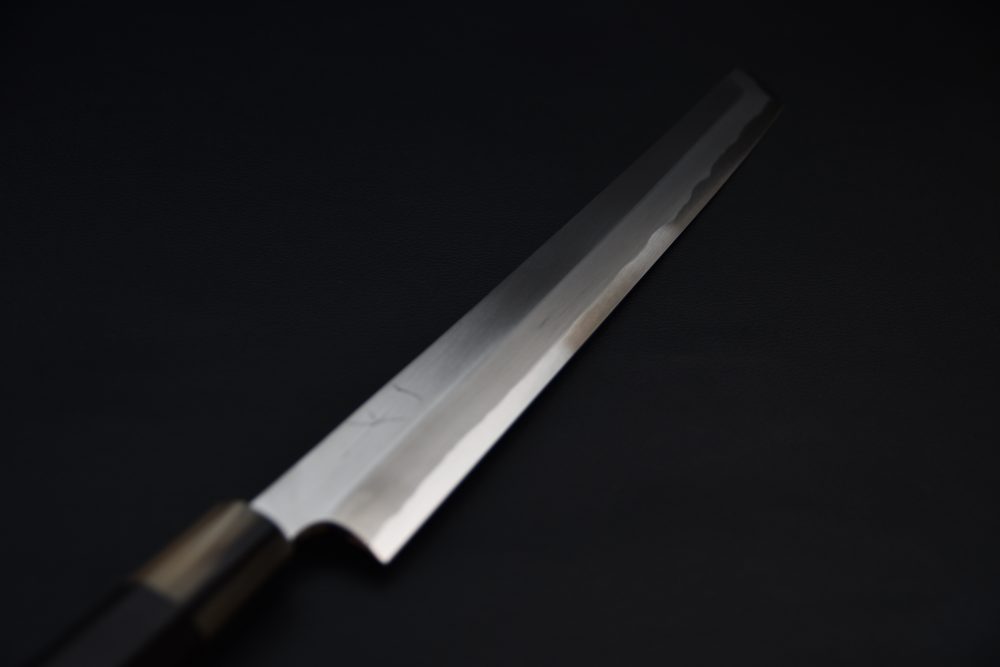 Hitohira Togashi Shirogami #1 Yanagi Sakimaru 300mm Ébène