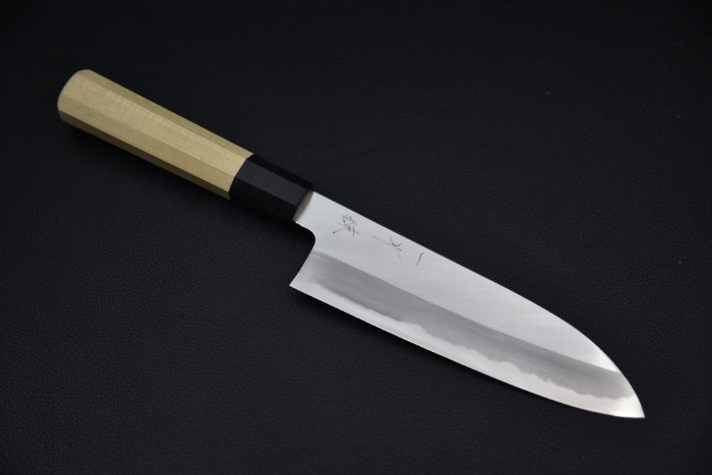 Hitohira Kikuchiyo Ren Aogami #2 Santoku 180mm Ho