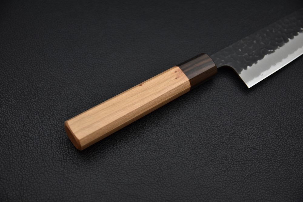Hitohira Futana SB Kuro Tsuchime Bunka 170mm Cerisier