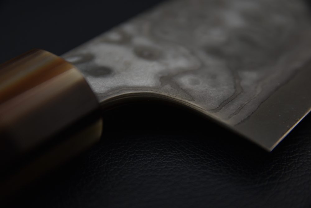 Nigara Hamono Aogami #2 Damascus 240mm Gyuto Ébène #5