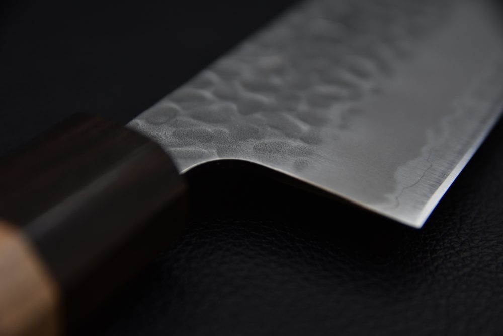 Hitohira Futana SB Migaki Tsuchime Kiritsuke Gyuto 210mm Cerisier