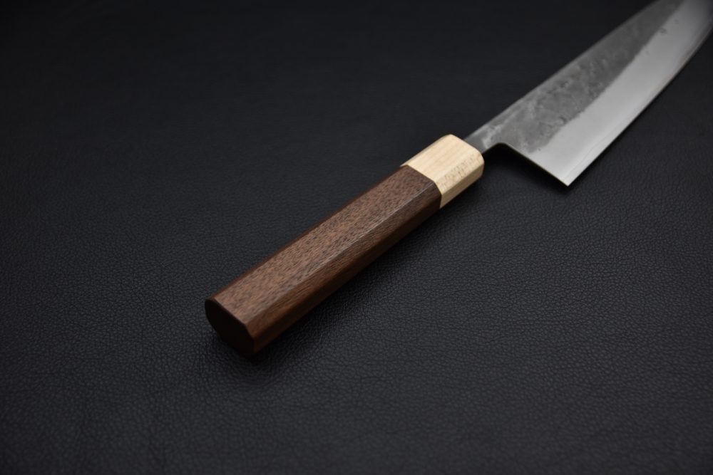Hitohira TD SLD Nashiji Gyuto 210mm Walnut