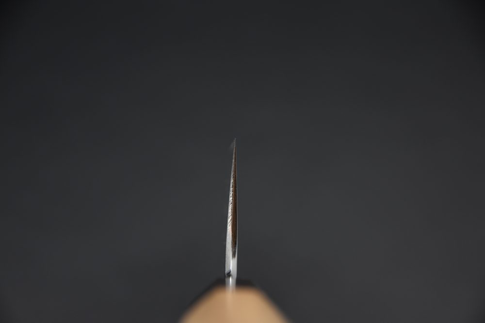 Hitohira Gorobei Rikichi Aogami #2 Kasumi Gyuto 240mm Cerisier