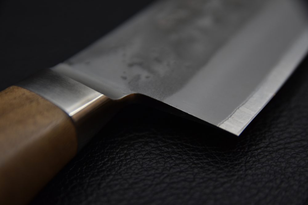 Hitohira TD Aogami #2 Stainless Clad Nashiji Yo Gyuto 210mm Walnut