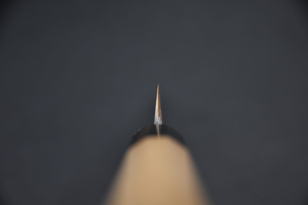 Hitohira Kikuchiyo Kyuzo Shirogami #2 Kurouchi Petty 150mm Cerisier