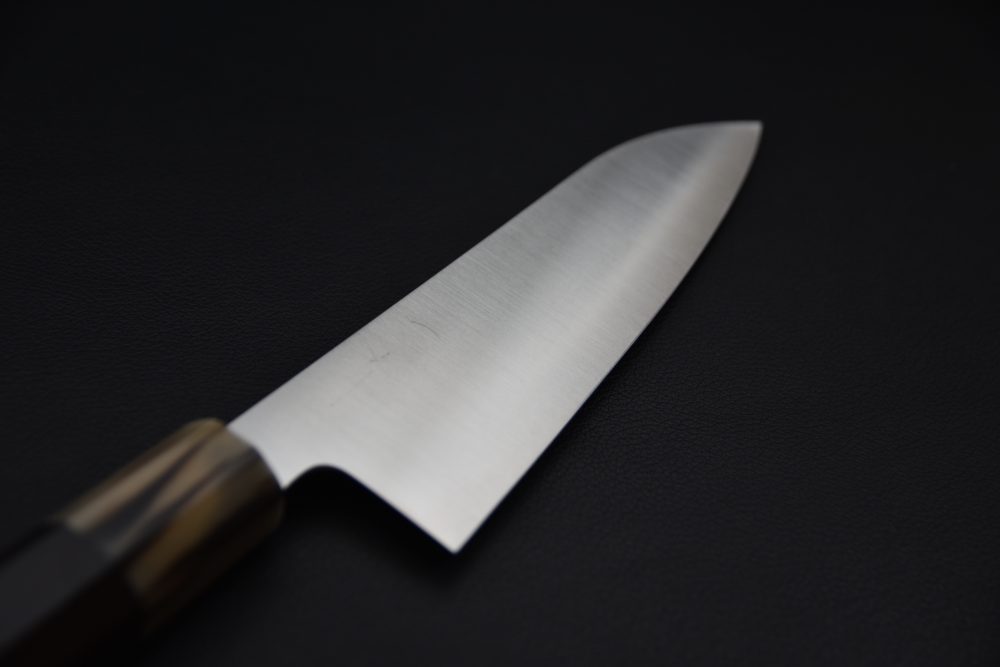 Hitohira AH Swedish Stainless Santoku 165mm Ébène