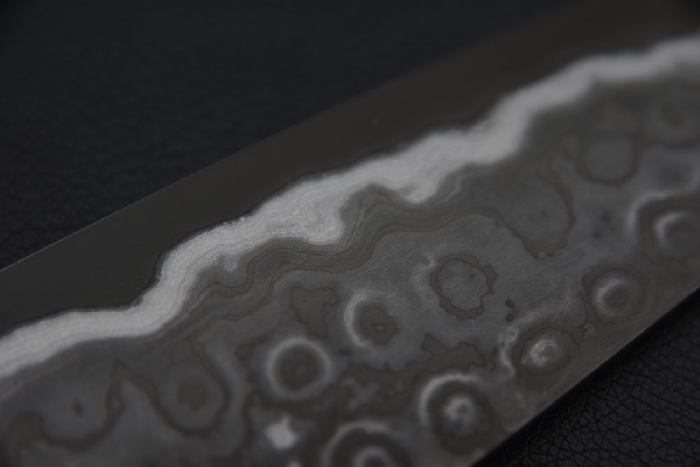 Nigara Hamono Aogami #2 Damascus 210mm Gyuto Ébène #2