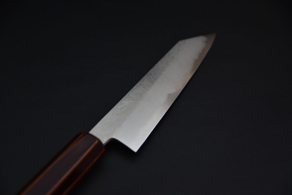 Hado Ginsan Damascus Kiritsuke Petty 150mm Kijiro Laqué