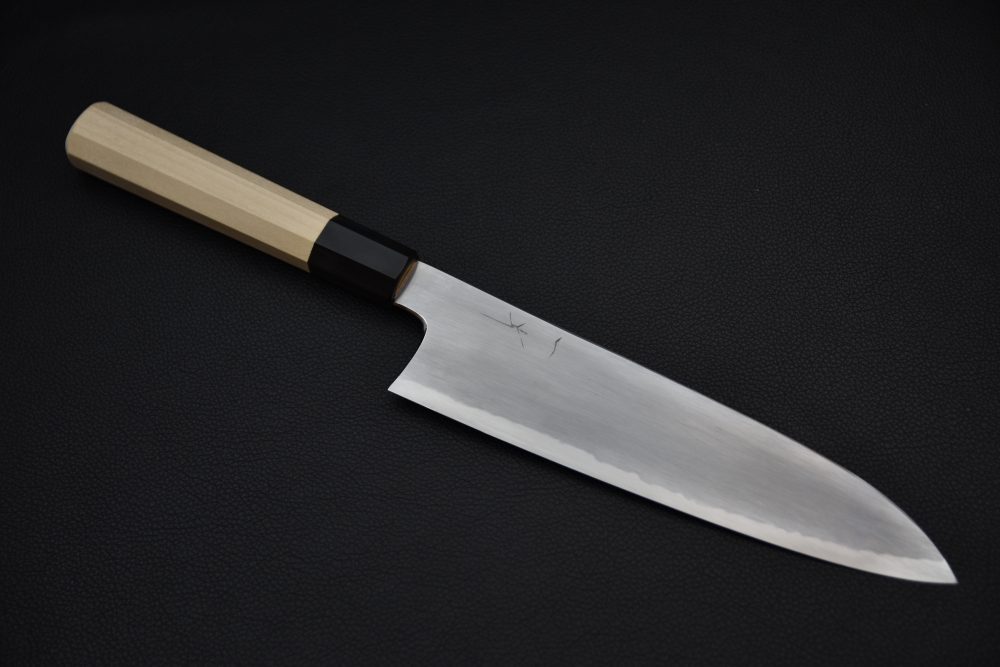 Hitohira Gorobei Rikichi Shirogami #2 Kasumi Gyuto 210mm Ho