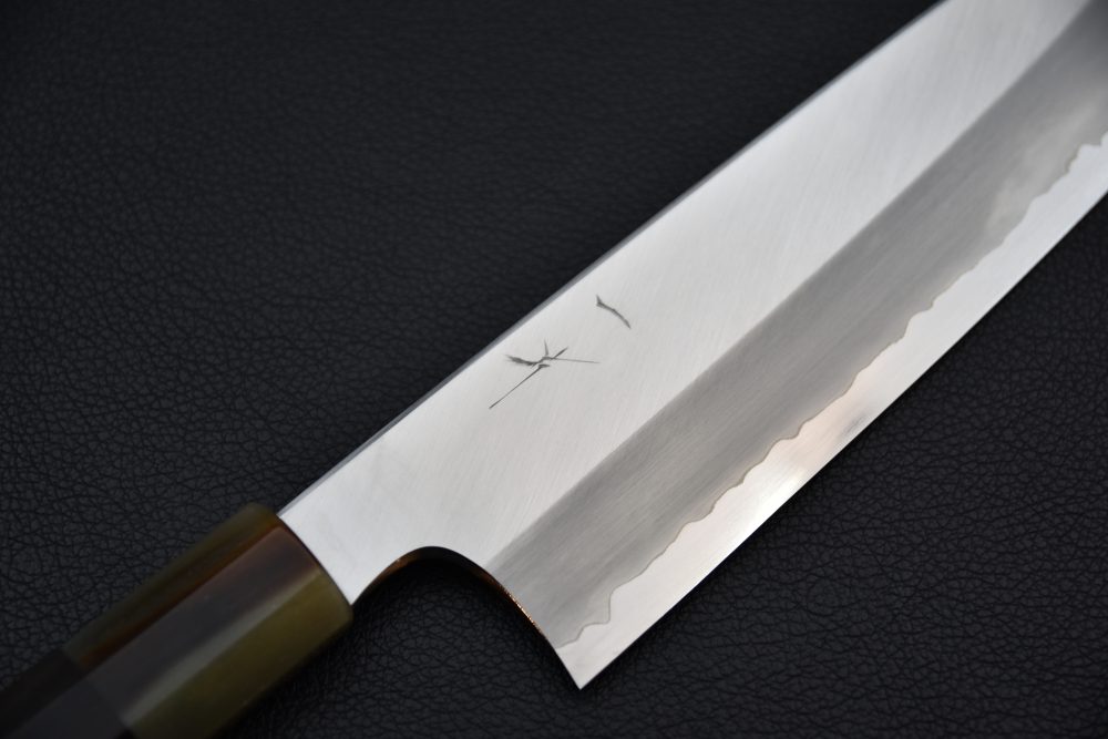 Hitohira Togashi Aogami #1 Migaki Gyuto 240mm Ébène Macassar