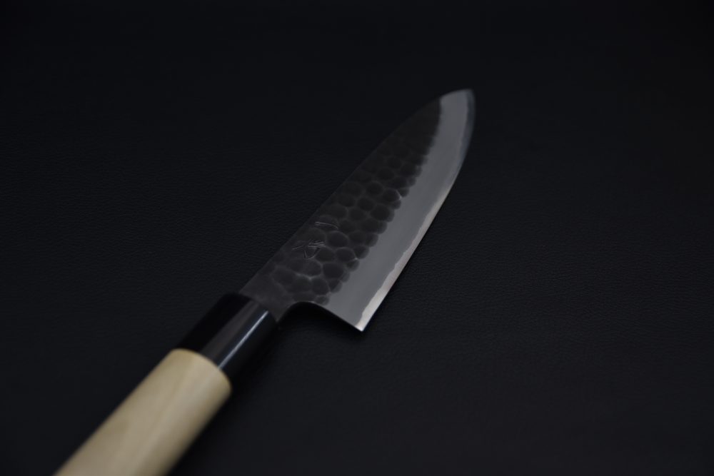 Hitohira Hinode Tsuchime Shirogami #2 Stainless Clad Petty 150mm Ho