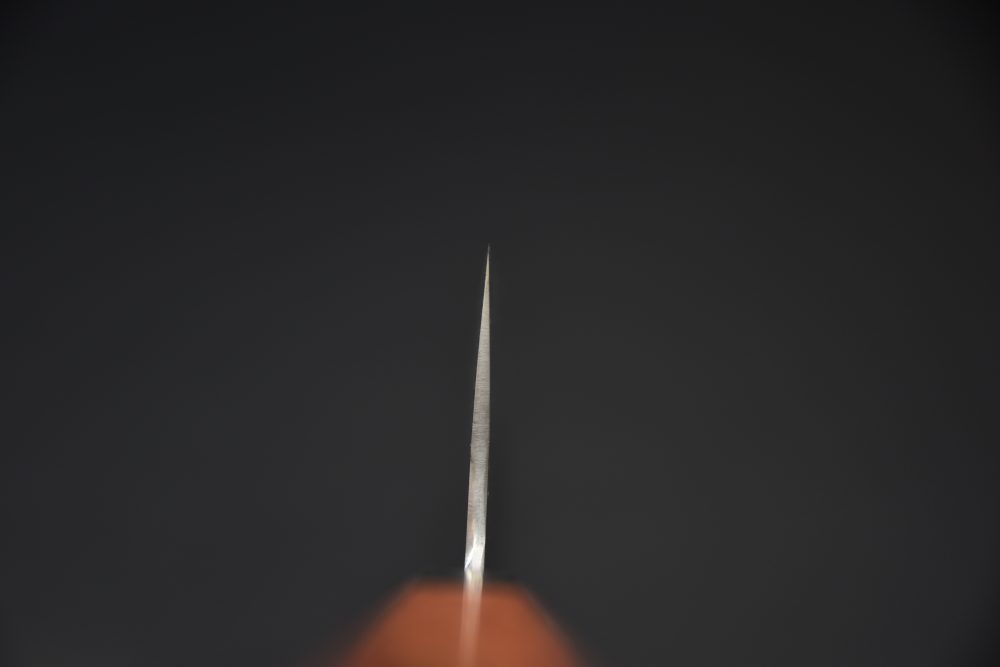 Yoshida Hamono HAP 40 Nakiri 165mm Kurouchi Loupe D'érable (Rouge)