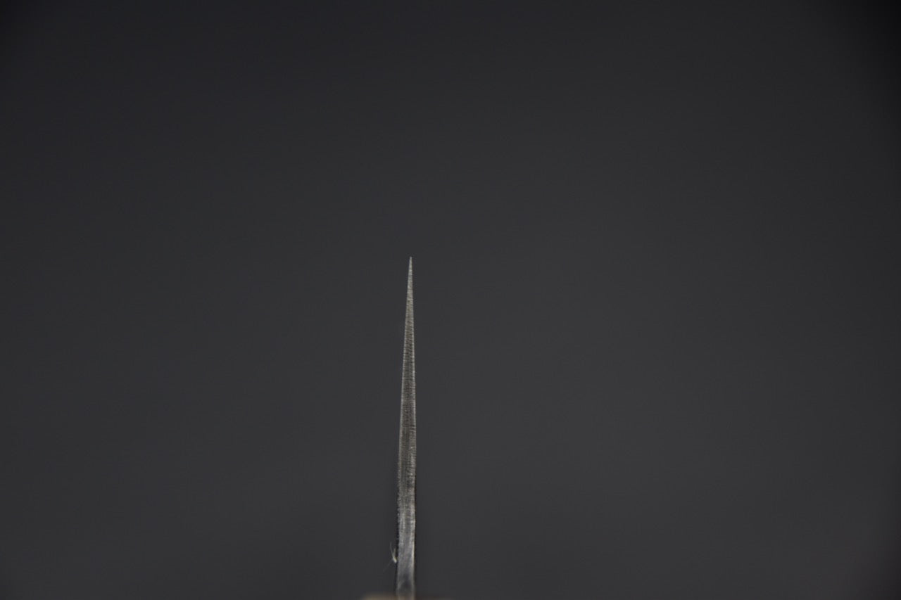 Enn Damascus Kisuke Manaka Aogami #1 Kiritsuke Gyuto 270mm Tsuchime Kurouchi