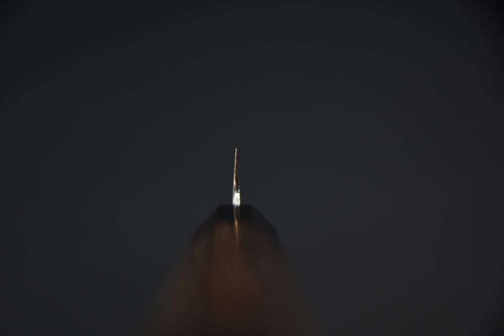 Hatsukokoro Shirahama Shirogami #2 Migaki Petty 120mm Wenge