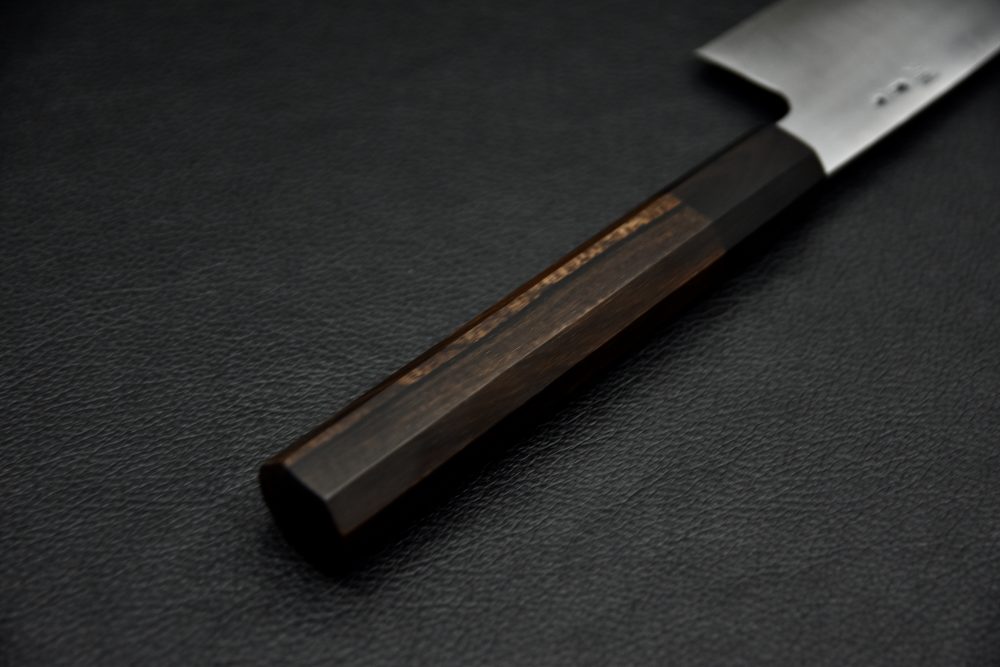 Shigeki Tanaka Santoku 180mm Migaki Aogami #2 Ziricote