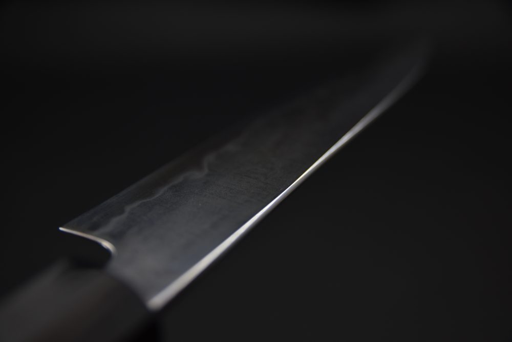 Takada no Hamono Shirogami #2 Suiboku Petty 135mm Ho Wood