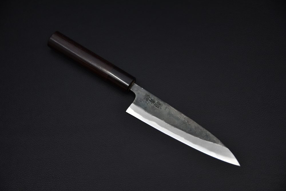 Motokyuuichi Aogami Super Kurouchi Petty 135mm Bois de Rose