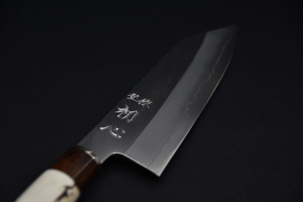 Nakagawa Uchi Hamono Ginsan Migaki Bunka 170mm Stag Horn