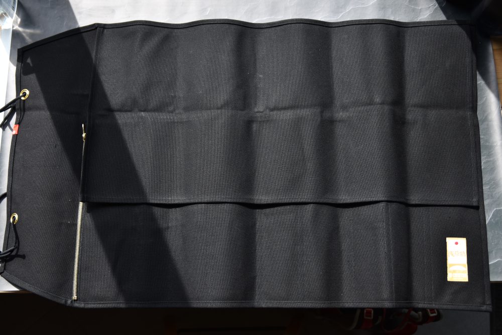 HI-CONDITION Hanpu Canvas 9 Pockets Knife Roll Noir