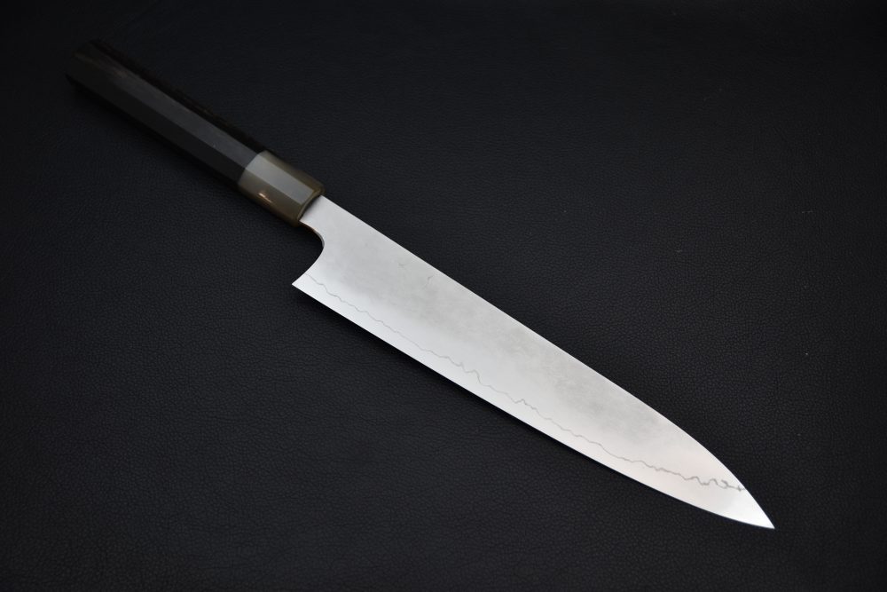Hitohira Kikuchiyo Yohei Ginsan Kasumi Gyuto 270mm Ébène