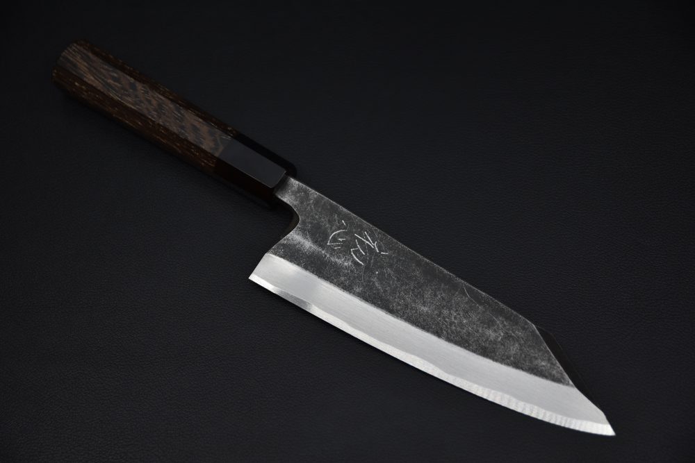 Hatsukokoro Shirasagi Kurouchi Aogami #2 Tsuchime Deba 150mm Wenge