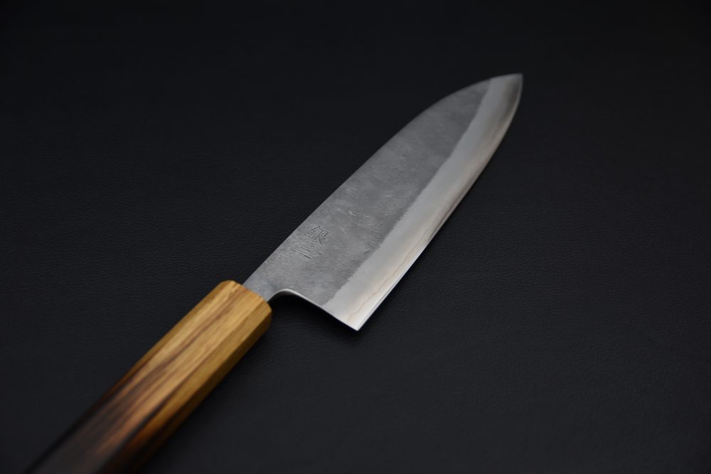Motokyuuichi Ginsan Nashiji Gyuto 210mm Chêne Brulé